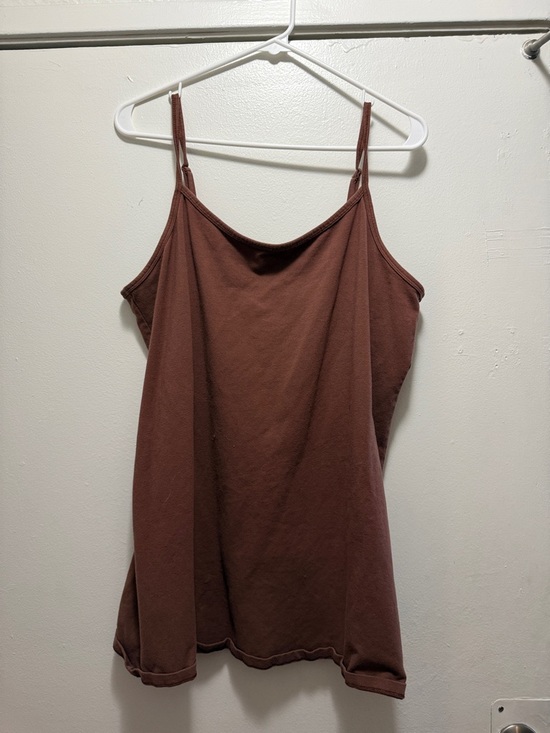 torrid Tops - torrid Chocolate Brown Slim Spaghetti-Strap Camisole